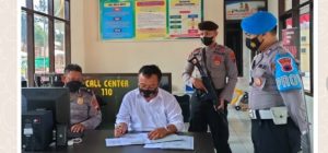 Guna Tingkatkan Kewaspadaan, Piket Propam Cek Personil Jaga Mako
