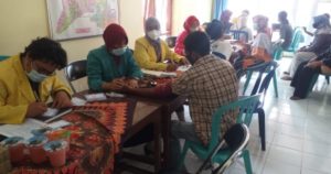 Polisi Bersama Forkompincam Weleri Pantau Vaksinasi Di Desa Sidomukti Dan Sambongsari