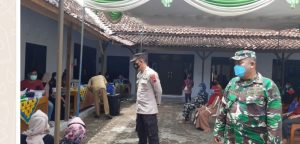 Muspika Warungasem Pantau Vaksinasi Dosis Pertama Di Desa Cepagan