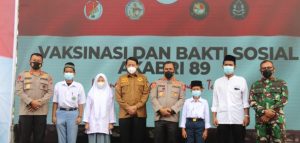 Gelar, Alumni Akabri 89 Vaksinasi Dan Baksos
