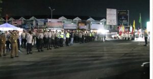 Antisipasi Penyebaran Covid -19, Polres Pekalongan Menggelar Apel KRYD Gabungan Skala Besar