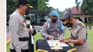 Hari ini! Kapolres Pekalongan Pimpin Sertijab Dua Kapolsek