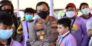 Seratus Anak Yatim Dan Disabilitas Terdampak Covid -19 Menerima Bantuan Psikososial Dari Polda Jateng