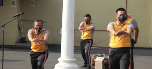 Personel Polres Pekalongan Kota Ditengah Pandemi, Masih Luangkan Waktu Untuk Olahraga