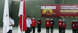 Puluhan Calon Anggota Sukarelawan PMI Purbalingga Di Latih TNI