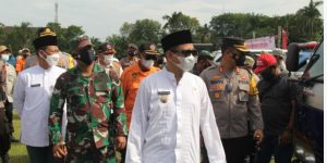 Kapolres Pekalongan Kota Hadiri Apel Bersama Hadapi  Bencana Alam