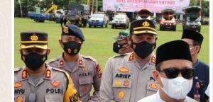 Kapolres Pekalongan Hadiri Apel Kesiapsiagaan Penanggulangan Bencana Alam