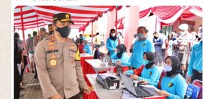 Percepatan Herd Immunity, Polda Jateng Targetkan Vaksinasi 49.700 Dosis Per Hari