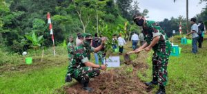 Ribuan Pohon Ditanam Di Curug Sumba