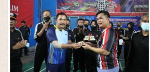 Tingkatkan Kekompakan, Polres Pekalongan Kota Gelar lomba Bulutangkis Internal Polres