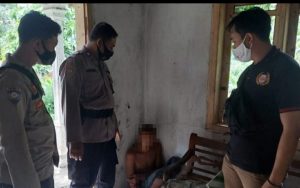 Bersama Warga,Polisi Amankan Terduga ODGJ Yang Mengamuk