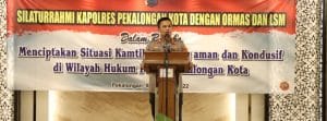 Polres Pekalongan Kota Gelar Silaturahmi Dengan Ormas dan LSM, komitmen Jaga Situasi Aman dan kondusif
