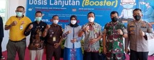 Bupati Dan Forkopimda Batang Launching Suntik Perdana Vaksinasi Booster