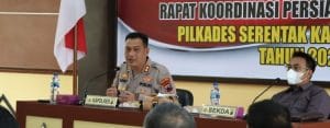 Menjelang Pilkades Serentak, Polres Pekalongan Gelar Rapat Koordinasi Persiapan Pengamanan