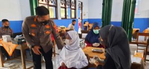 Cegah Omicron, Polres Pekalongan Kota Terus Kejar Target, Vaksinasi Merdeka Anak Usia 6 – 11 Tahun.