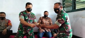 Dandim Batang Turut Turunkan Genting, Tanda Pembangunan Koramil Bawang Di Mulai