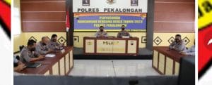 Penyusunan Rancangan Rencana Kerja Tahun 2023 Oleh Polres Pekalongan