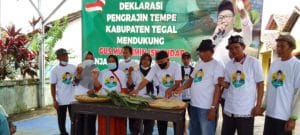 Pengrajin Tempe Tegal Dukung Muhaimin Maju Pilpres 2024