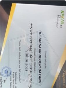 Kejari Batang Mendapatkan Penghargaan Dari KPKNL Pekalongan