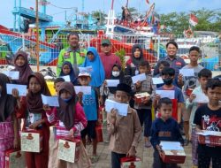 Kantongi Hati Anak Nelayan, PT Aquila Transindo Utama Beri Bantuan Uang Saku dan Bingkisan Berbuka Puasa