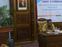 Pj Bupati Batang Minta OPD Percepat Penyelesaian Pekerjaan Fisik
