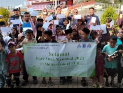 PLTU Batang melalui inisiatif PT Aquila Transindo Utama, PT Gurita Lintas Samudra, dan PT Alpha Trans Logistic, Salurkan Dana CSR Bakti Pendidikan untuk Anak Nelayan.