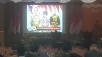 Rapat Paripurna Istimewa DPRD Kendal Mendengarkan Pidato Presiden Jokowi Menjelang HUT RI ke-78