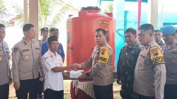 Polres Batang Salurkan Bantuan Toren dan Mesin Pompa Air ke Desa Durenombo Akibat Kekeringan