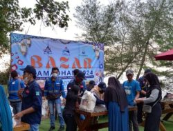 PT Aquila Transindo Utama Dan PT Alpha Trans Logistic Menggelar Bazar Ramadhan Paket Sembako Murah di Resto New Mangrove Ocean