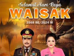 Wakapolri Agus Andrianto Ucapkan Selamat Hari Raya Waisak 2568 BE/2024