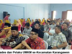 Camat Karangawen Ali Mahbub Dorong Pertumbuhan Pelaku UMKM di Desa