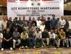26 Peserta UKW Yang Digelar PWI dan Diskominfo Jateng Dinyatakan Berkompeten