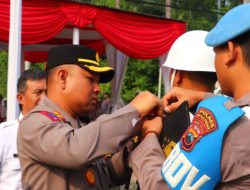 Kapolres Pekalongan Pimpin Upacara Gelar Pasukan Operasi Mantap Praja Candi 2024-2025
