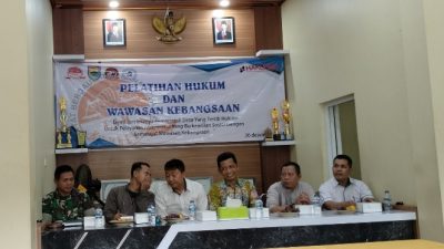 Pelatihan Hukum dan Wawasan Kebangsaan Desa se-Wonotunggal Digelar di Wates
