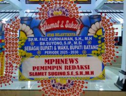 Jajaran Pemimpin Redaksi dan Staf MPHNews.id Mengucapkan Selamat kepada Bupati dan Wakil Bupati Batang yang Baru Dilantik