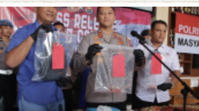 Berantas Premanisme, Tiga Orang Ditangkap setelah 10 hari Ops Aman Candi 2025 di Polres Pekalongan Kota