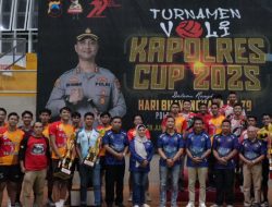 10 Tim Berlaga Turnamen Voli Kapolres Cup Semarakan HUT ke-79 Bhayangkara