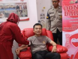 Polres Pekalongan Kota Gelar Donor Darah Peringati HUT Humas Polri ke-74 tahun 2025