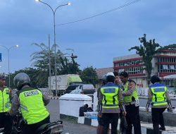 Satlantas Gelar Patroli Petang Ops Zebra Candi 2025