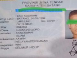 Nelayan Hilang Saat Perbaiki Kipas Kapal di Alur Sungai Sambong Batang