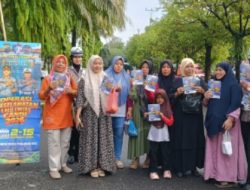 Polwan Polres Pekalongan Kota Sosialisasikan Keselamatan Berlalu Lintas