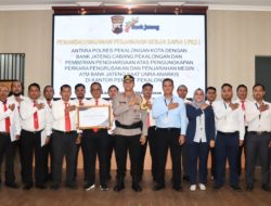 Bank Jateng Beri Penghargaan kepada Polres Pekalongan Kota