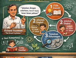 Teknik Feynman: Cara Belajar Lebih Cepat dengan Memahami, Bukan Menghafal
