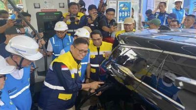 Wamen ESDM RI, Yuliot Tanjung, Tinjau fasilitas SPKLUdi Rest Area KM 379A Batang