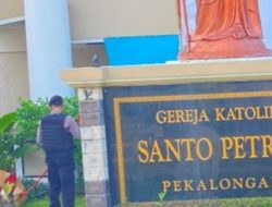 Unit K-9 Sisir Gereja di Kota Pekalongan Jelang Perayaan Paskah 2026