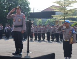 Wakapolres Pimpin Upacara Hari Kesadaran Nasional di Mapolres Pekalongan Kota