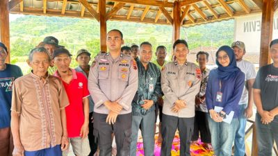 Polres Batang Dampingi Poktan Ketanggan Ajukan Kredit Usaha Rakyat