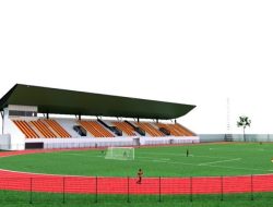 Ditarget Rampung Oktober , Jogging Track Stadion Moh Sarengat Dibangun Berstandar Jatidiri