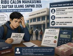 60 Ribu Peserta SNPMB 2026 Tak Lanjut Daftar Ulang, Panitia Ungkap Penyebab Sebenarnya