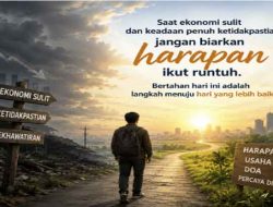 Ekonomi Sulit di Tahun 2026? Ini Pesan Motivasi agar Tetap Semangat dan Optimistis